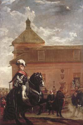Diego Velazquez Le Prince Baltasar Carlos au manege royal avec le comte-duc d'Olivares (df02) France oil painting art